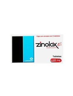 Zinolox 4G 400 mg Caja Con 5 Tabletas - RX2