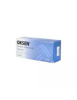 Oksen 80 mg / 12.5 mg Caja Con 30 Cápsulas