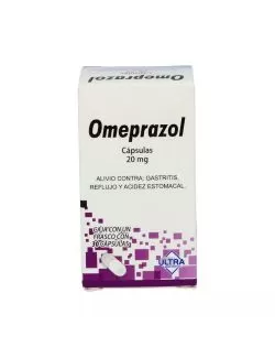 Omeprazol 20 mg Caja Con Frasco Con 30 Cápsulas