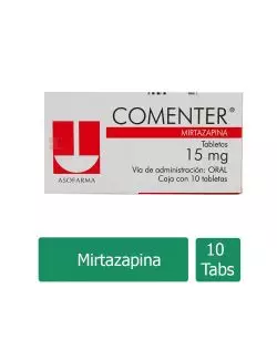 Comenter 15 mg Caja Con 10 Tabletas