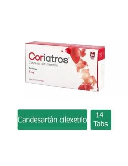 Coriatros 8 mg Caja Con 14 Tabletas