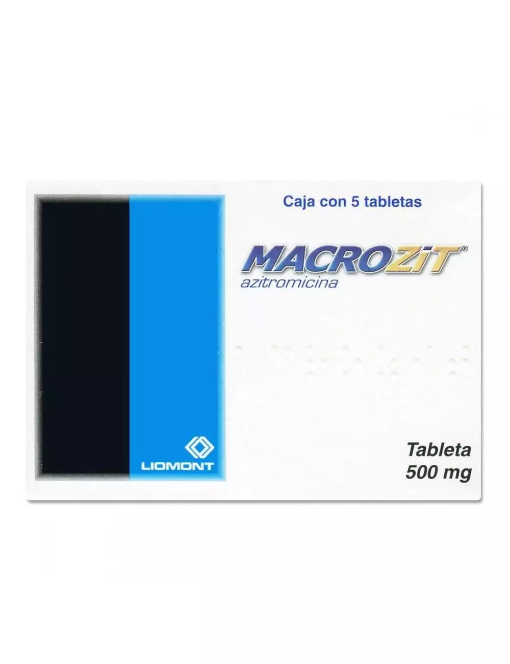 Macrozit 500 mg Caja Con 5 Tabletas RX2