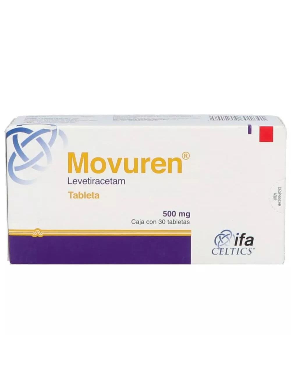 Movuren 500 mg Caja Con 30 Tabletas