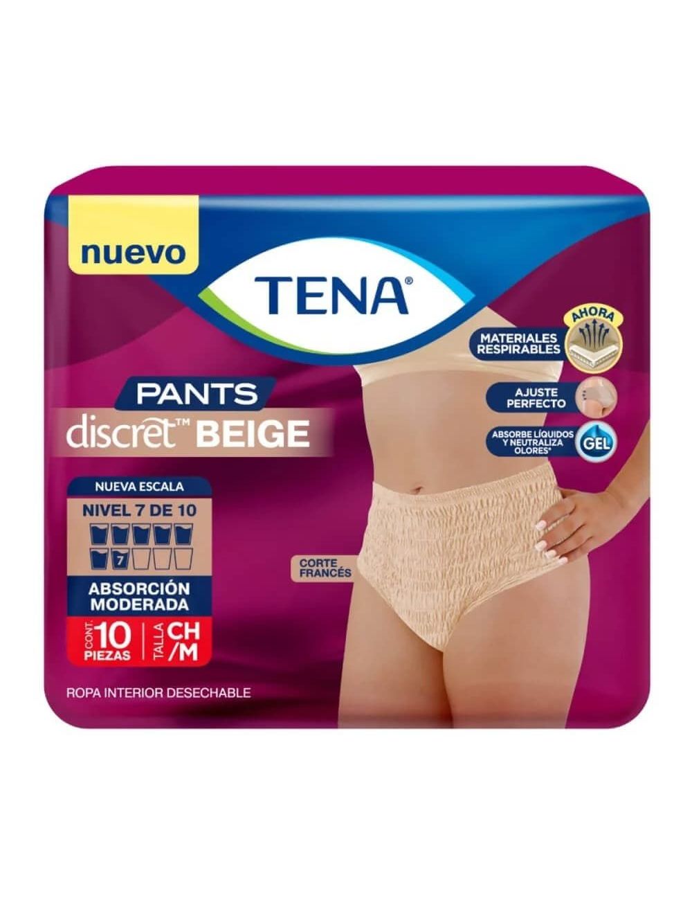 Braga Pañal Adulto con Adhesivo. Talla Mediana