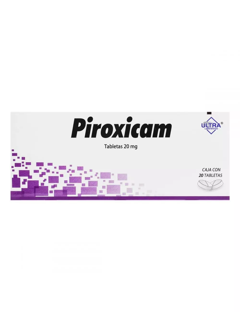 Piroxicam 20 mg Caja Con 20 Tabletas