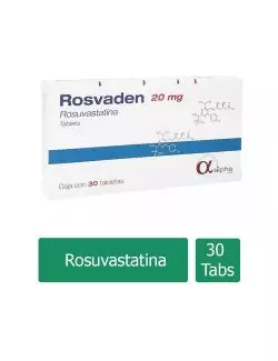 Rosvaden 20 mg Con 30 Tabletas