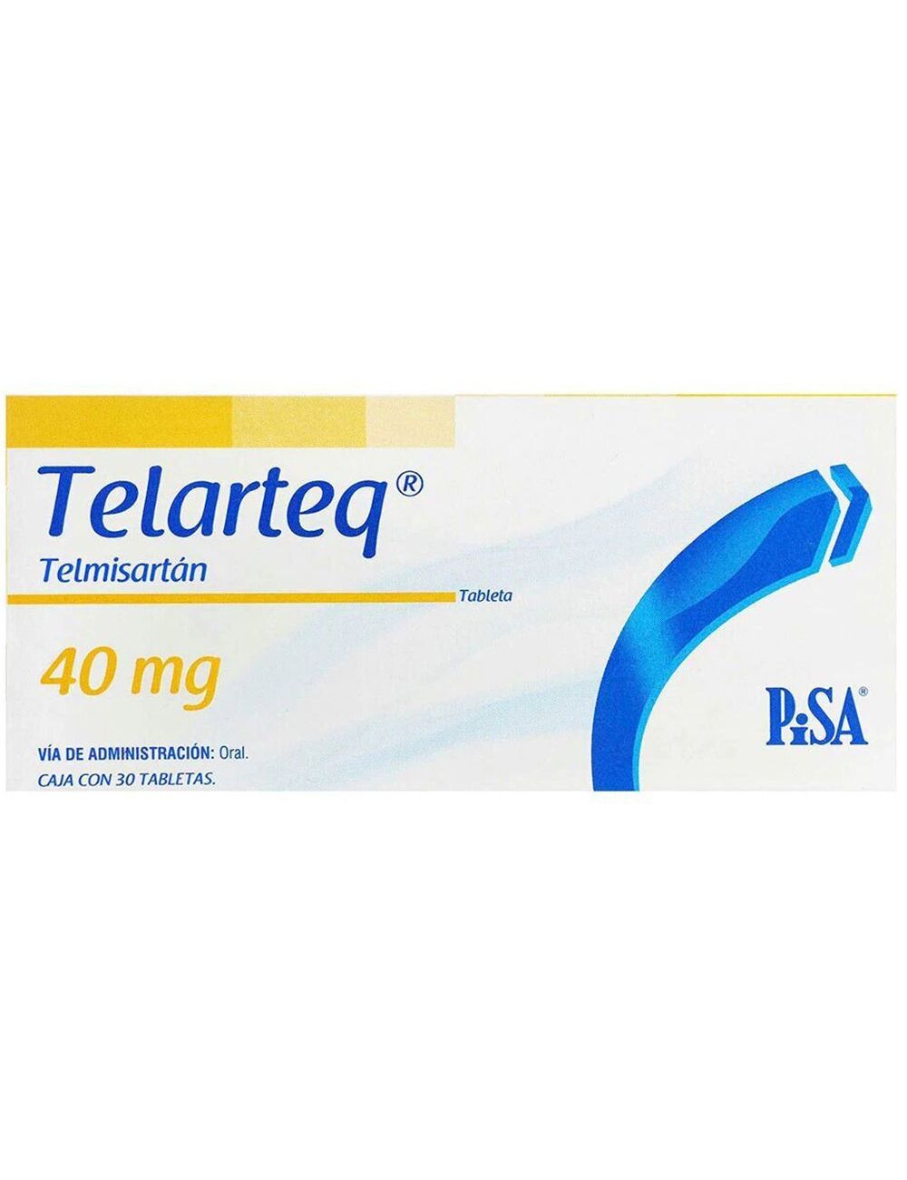 Telarteq 40 mg Caja Con 30 Tabletas