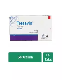 Tressvin 50 mg Caja Con 14 Tabletas