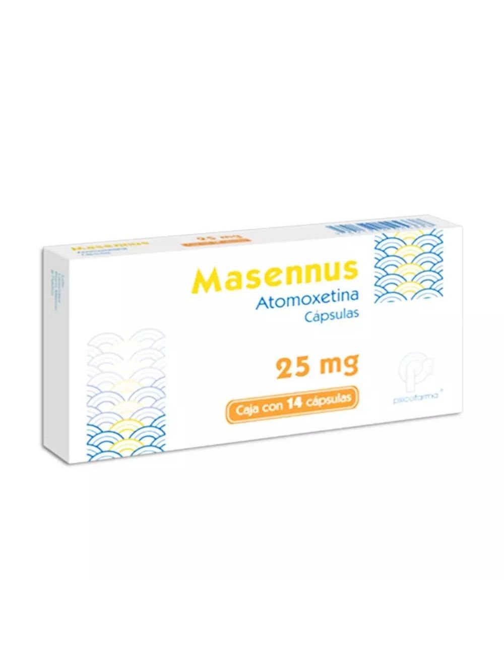 Masennus 25 mg Caja Con 14 Cápsulas