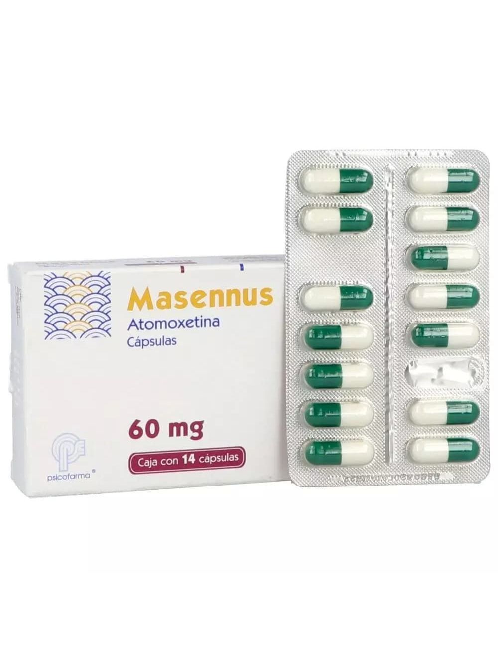 Masennus 60 mg Caja Con 14 Cápsulas