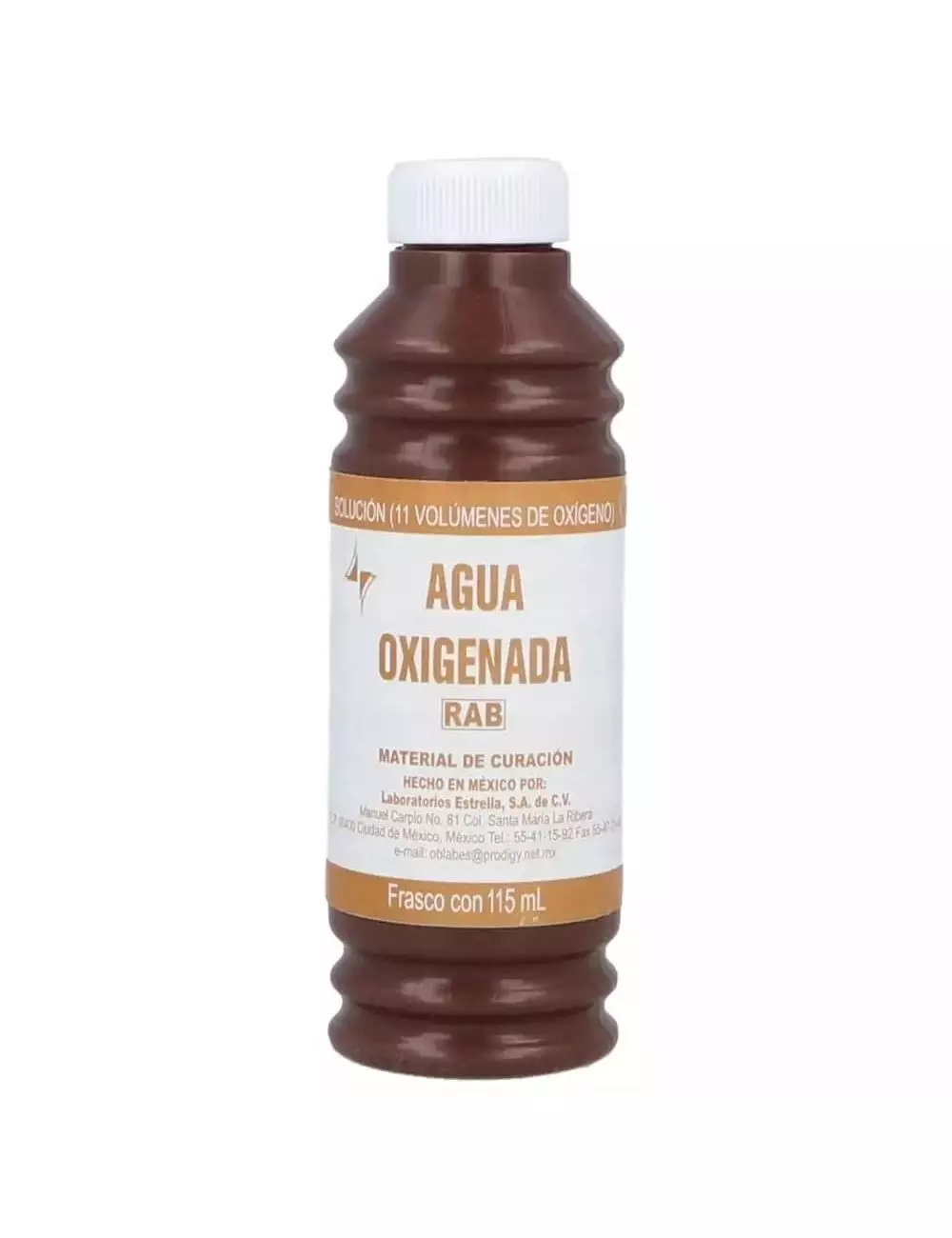 Agua Oxigenada Rab 115 ml.