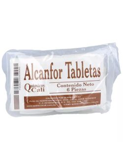 Alcanfor Tabletas 6 Sobres