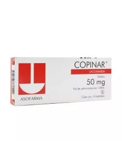 Copinar 50 mg Caja Con 14 Tabletas