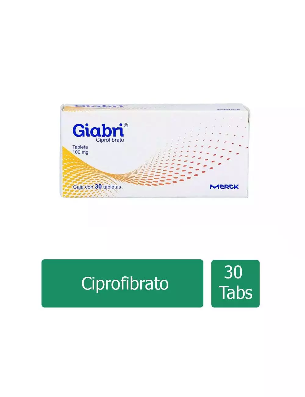Giabri 100 mg Caja Con 30 Tabletas