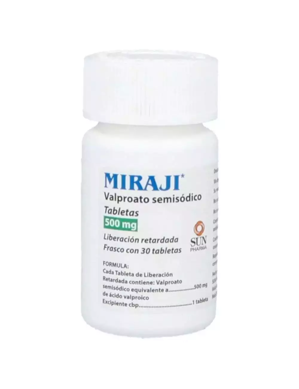 Miraji 500 mg Caja con 30 Tabletas