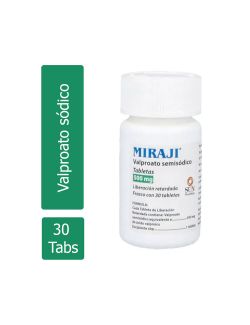 Miraji 500 mg Caja con 30 Tabletas