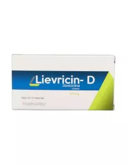 Lievricin-D 100 mg Con 15 Cápsulas