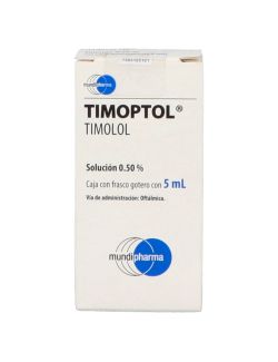 Timoptol 0.5% Solución Oftálmica Frasco Gotero Con 5 mL