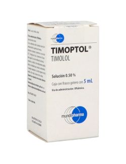 Timoptol 0.5% Solución Oftálmica Frasco Gotero Con 5 mL
