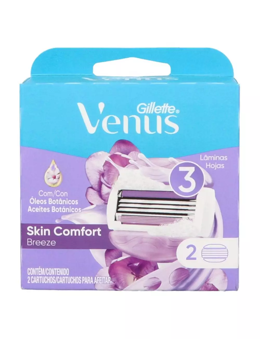 Gillette Venus Breeze Cartuchos para Afeitar, 2 piezas