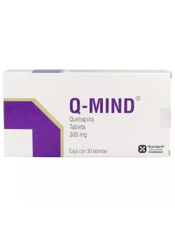 Q-MIND® 300 mg (Quetiapina) - 30 Tabletas - Torrent Pharma