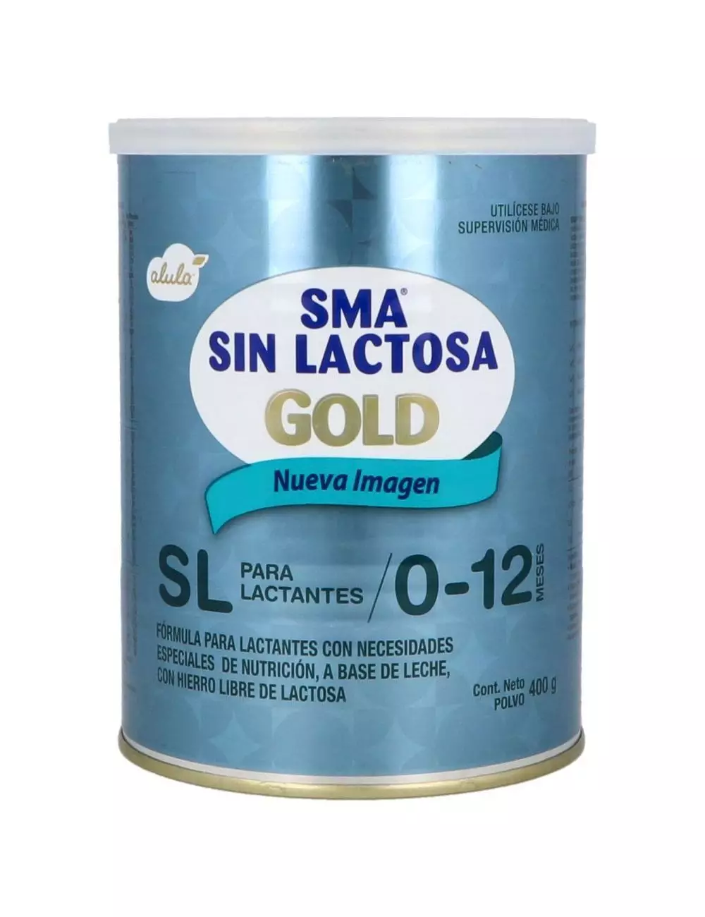 SMA Sin Lactosa Gold Frasco Polvo en Lata Con 400 g