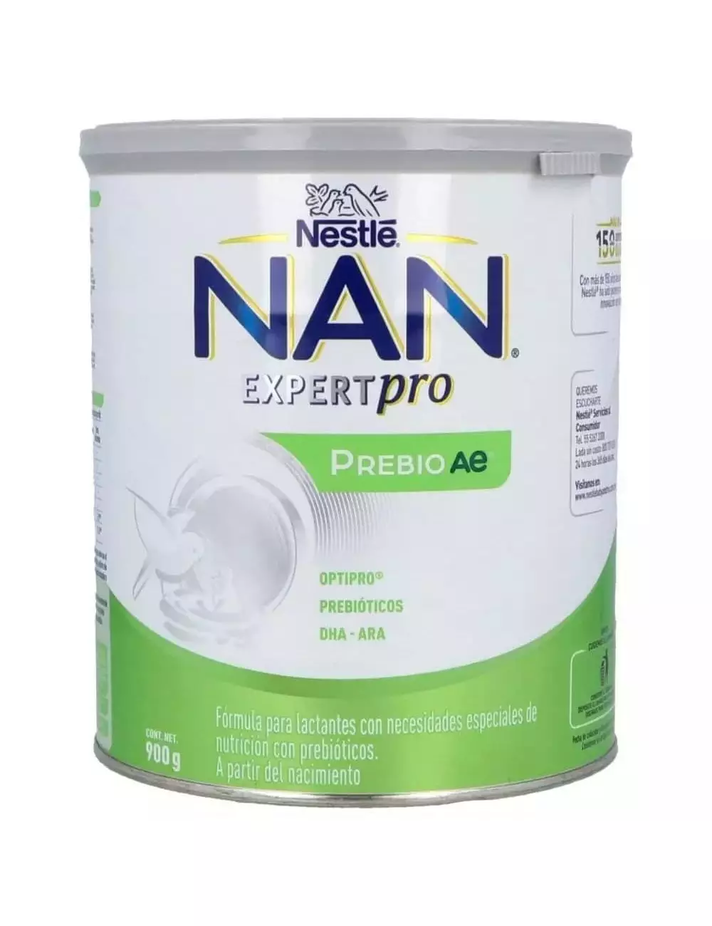 Nan ExpertPro Prebio Ae Polvo Lata Con 900 g