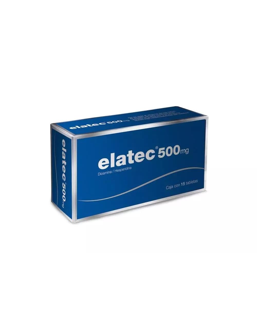 Elatec 500 mg Caja con 15 Tabletas