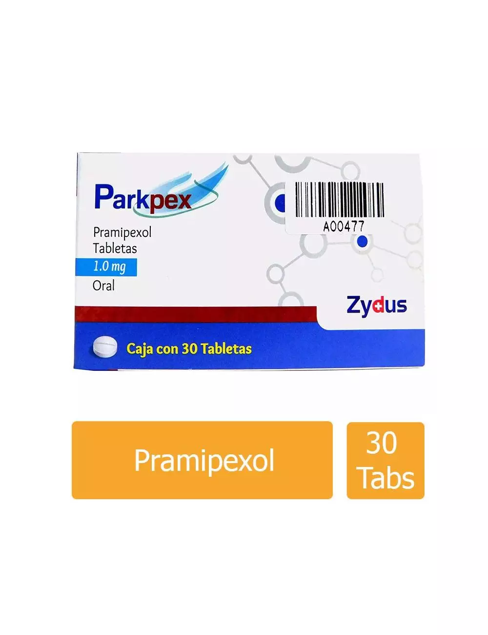 Parkpex 1 mg Caja Con 30 Tabletas