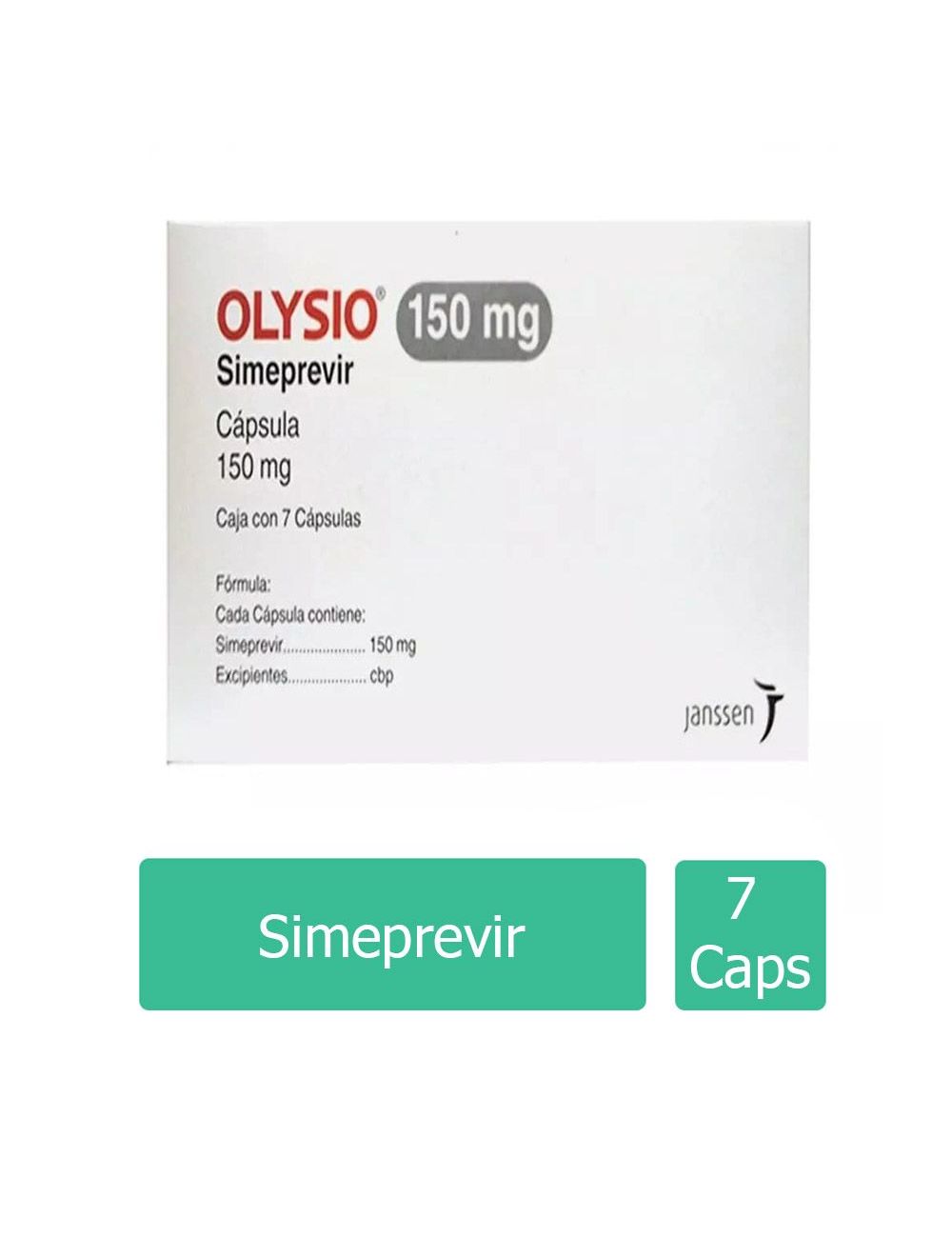 OLYSIO® (Simeprevir) 150 mg - Caja con 7 Cápsulas - Janssen