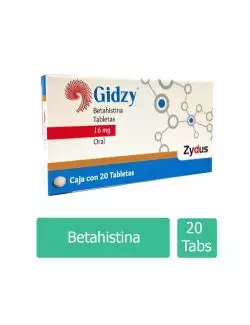 Gidzy 16 mg Caja Con 20 Tabletas