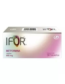 Ifor 850 mg Caja Con 30 Tabletas