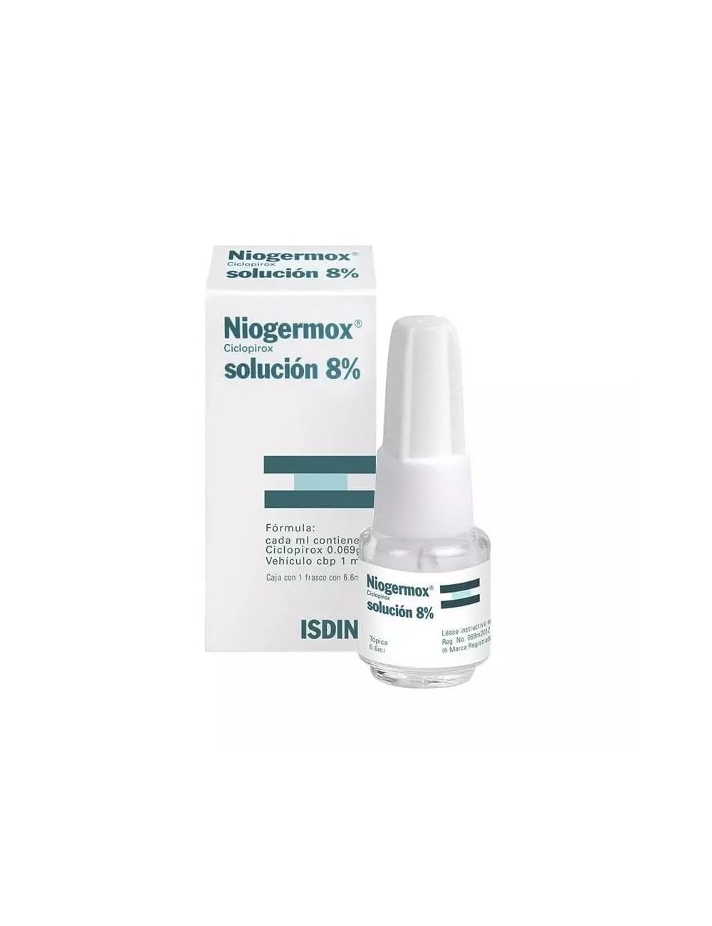 Niogermox Solución 8% Caja Con 1 Frasco Con 6.6 mL