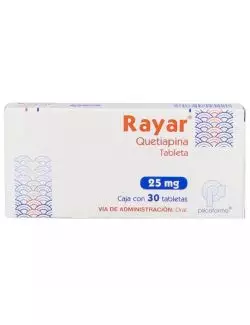 Rayar 25 mg Caja Con 30 Tabletas