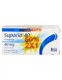 Supacid 40 40 mg Caja Con 7 Tabletas