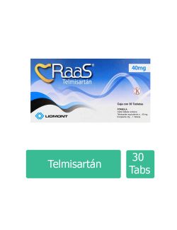 Raas 40 mg Caja Con 30 Tabletas