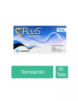 Raas 40 mg Caja Con 30 Tabletas