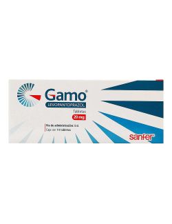 Gamo 20 mg Caja Con 14 Tabletas