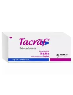 Tacraf 100 mg / 400 mg Caja Con 7 Comprimidos - RX2