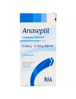 Anaseptil 0.040 / 0.150 g Solución Caja Con Frasco Con 60 mL