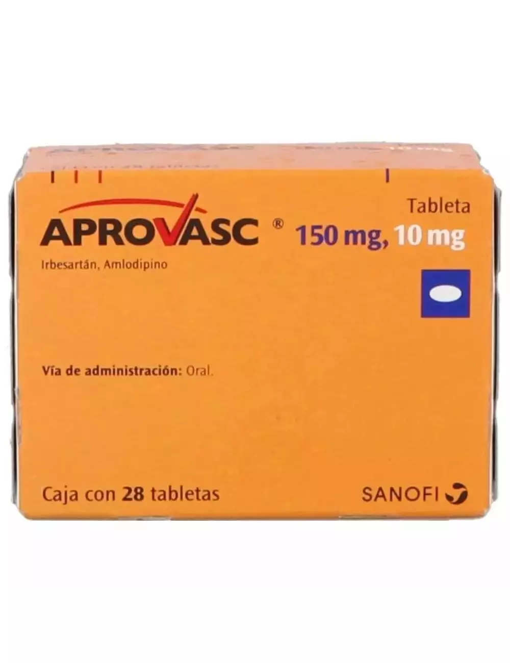 Aprovasc 150 mg / 10 mg Caja con 28 Tabletas