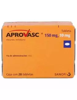 Aprovasc 150 mg / 10 mg Caja con 28 Tabletas