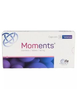 Moments 50 mg Caja con 30 Tabletas