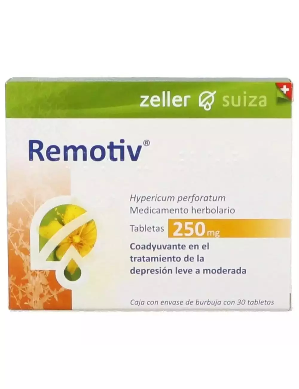 Remotiv 250 mg. 30 Tabletas