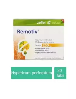 Remotiv 250 mg. 30 Tabletas