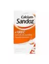 Calcium Sandoz +1000C Caja Tubo 10 Comprimidos Efervescentes de Naranja