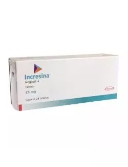 Incresina® 25mg (Alogliptina) - 28 Tabletas - Takeda