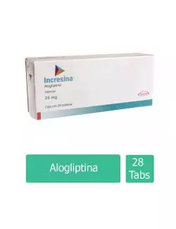 Incresina® 25mg (Alogliptina) - 28 Tabletas - Takeda