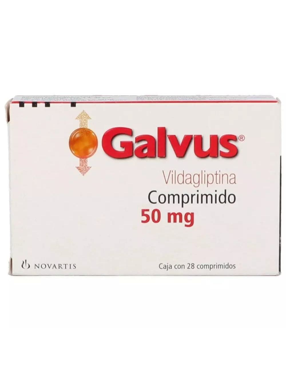 Galvus 50 mg Con 28 Comprimidos