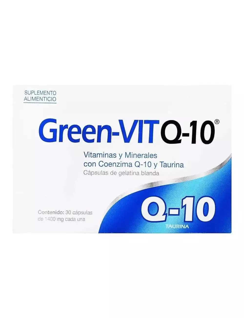 Green-vit q-10 Con 30 Cápsulas